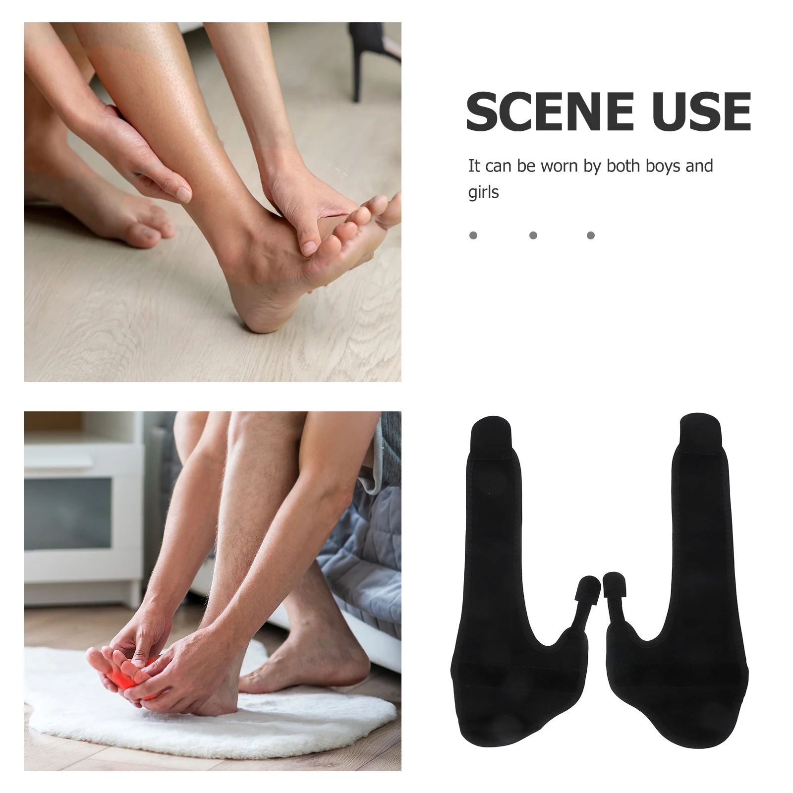 1 Paar Zehen-Bunion-Korrektor, bequem, verstellbar, Hallux Valgus-Schutz, Schmerzlinderung, Zehenglätter, Klammer, Unterstützung für Männer