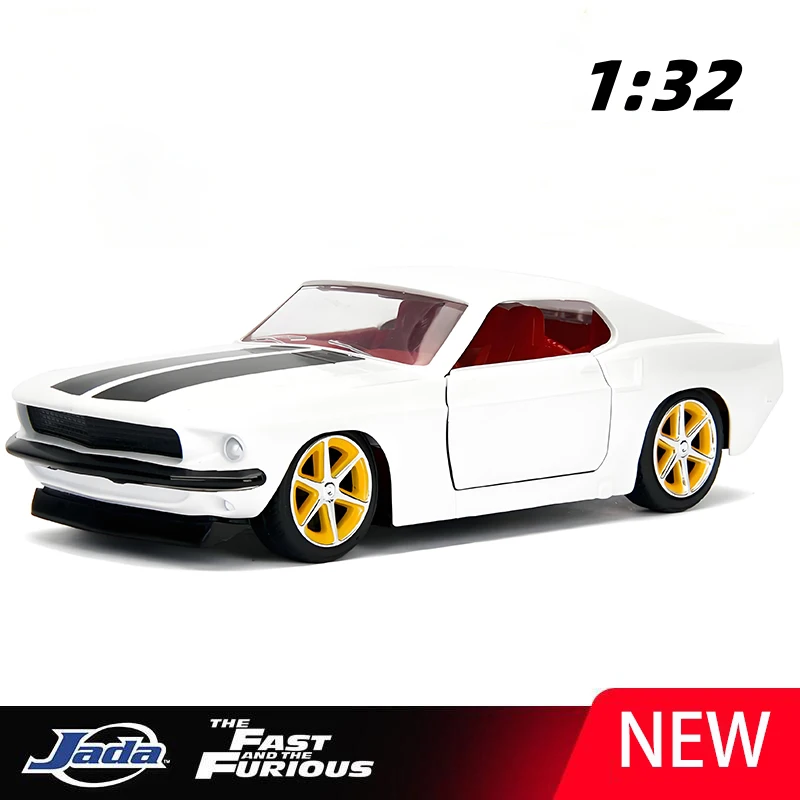 

JADA 1:32 Fast & Furious Roman's Mustang Alloy Car Diecasts & Toy Vehicles Car Model Miniature Scale Model Car For Children