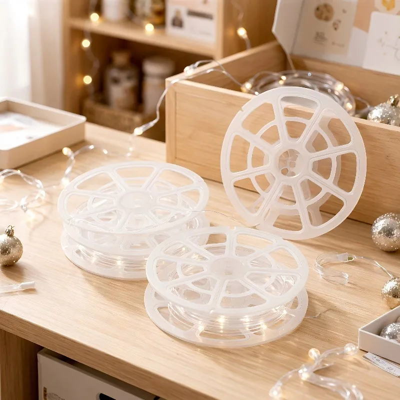 4Pcs LED String Light Reel Christmas Light Cord Winder Cable Storage Holder Spool Organizer for Party Wedding Decoration