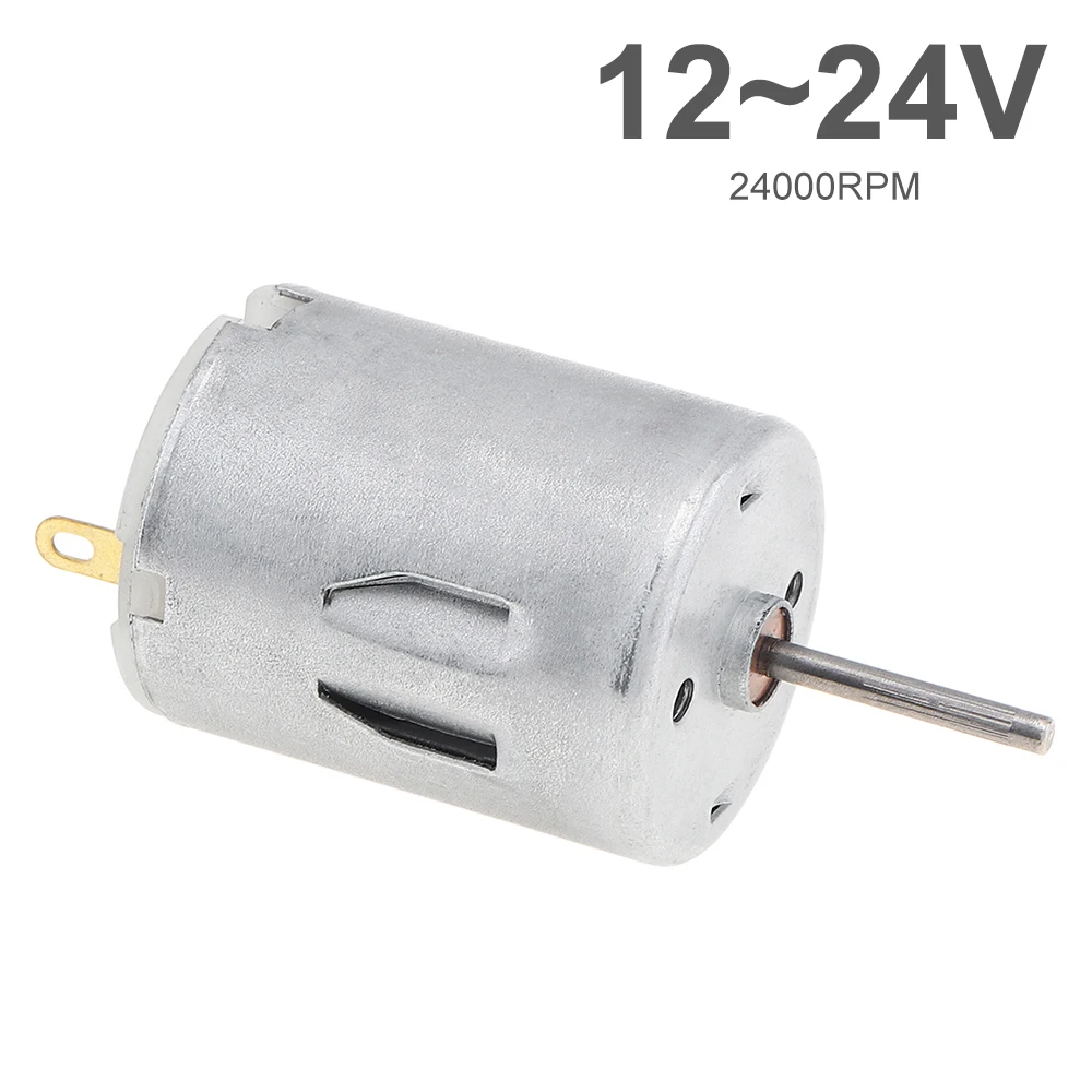 

R280 DC Motor 12-24V 24000RPM High Speed Micro Motor for DIY Toys Mini Fans Juicer Water Pump Beauty Instrument Electric