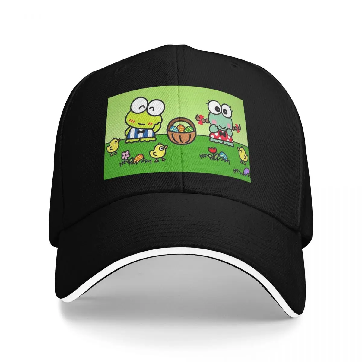 Kero Kero Keroppi Cap Fashion Casual Baseball Caps Adjustable Hat Hip Hop Summer Unisex Baseball Hats Customizable Polychromatic