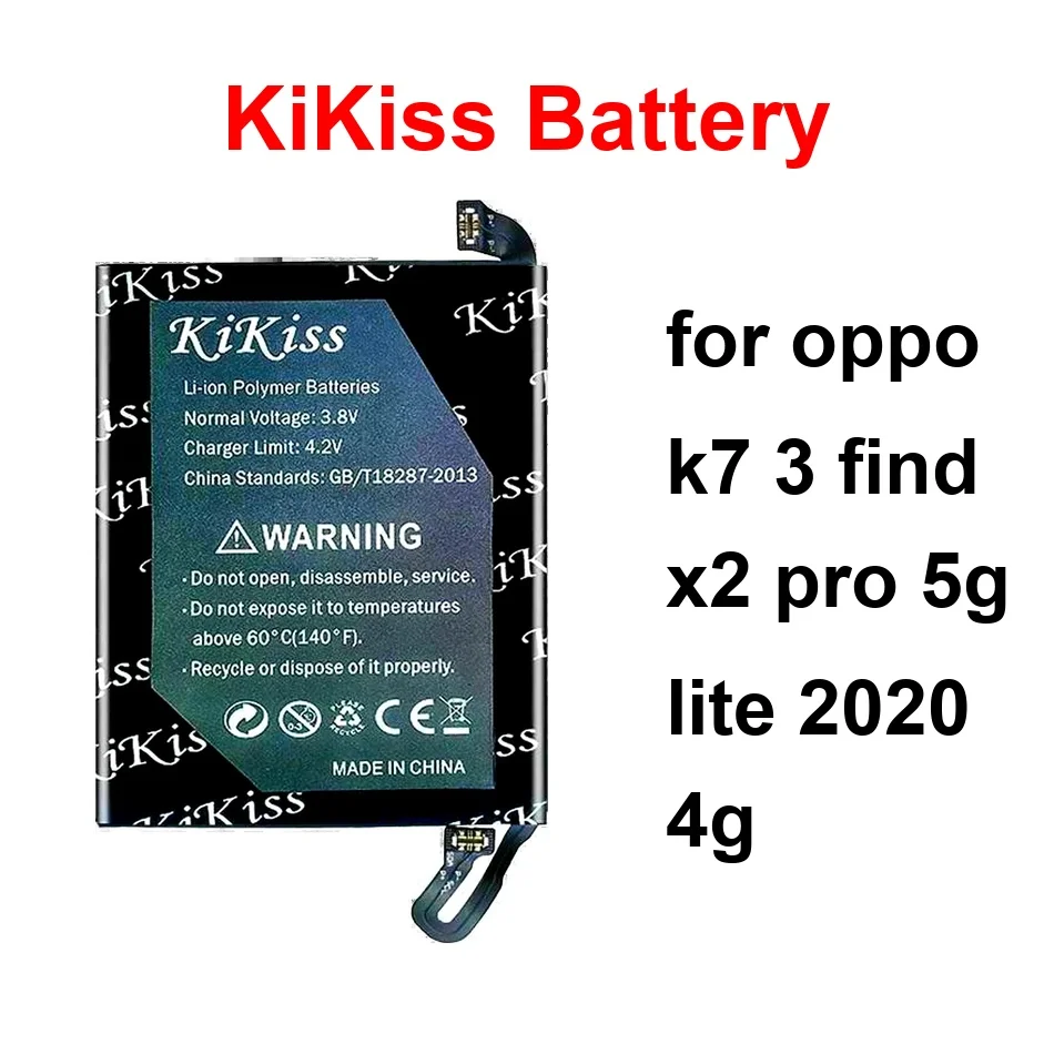 

Mobile Phone Battery Reliable Power BLP769 BLP749 BLP755 2600-4600Mah For Oppo K7 3 Find X2 Pro 5G Lite 2020 4G