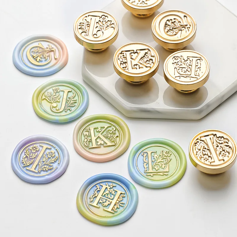 1pc A- Z 26 Letters Wax Seal Stamp DIY Alphabets Sealing Seals Stamps Letter Head For Scrapbooking Wedding Invitation