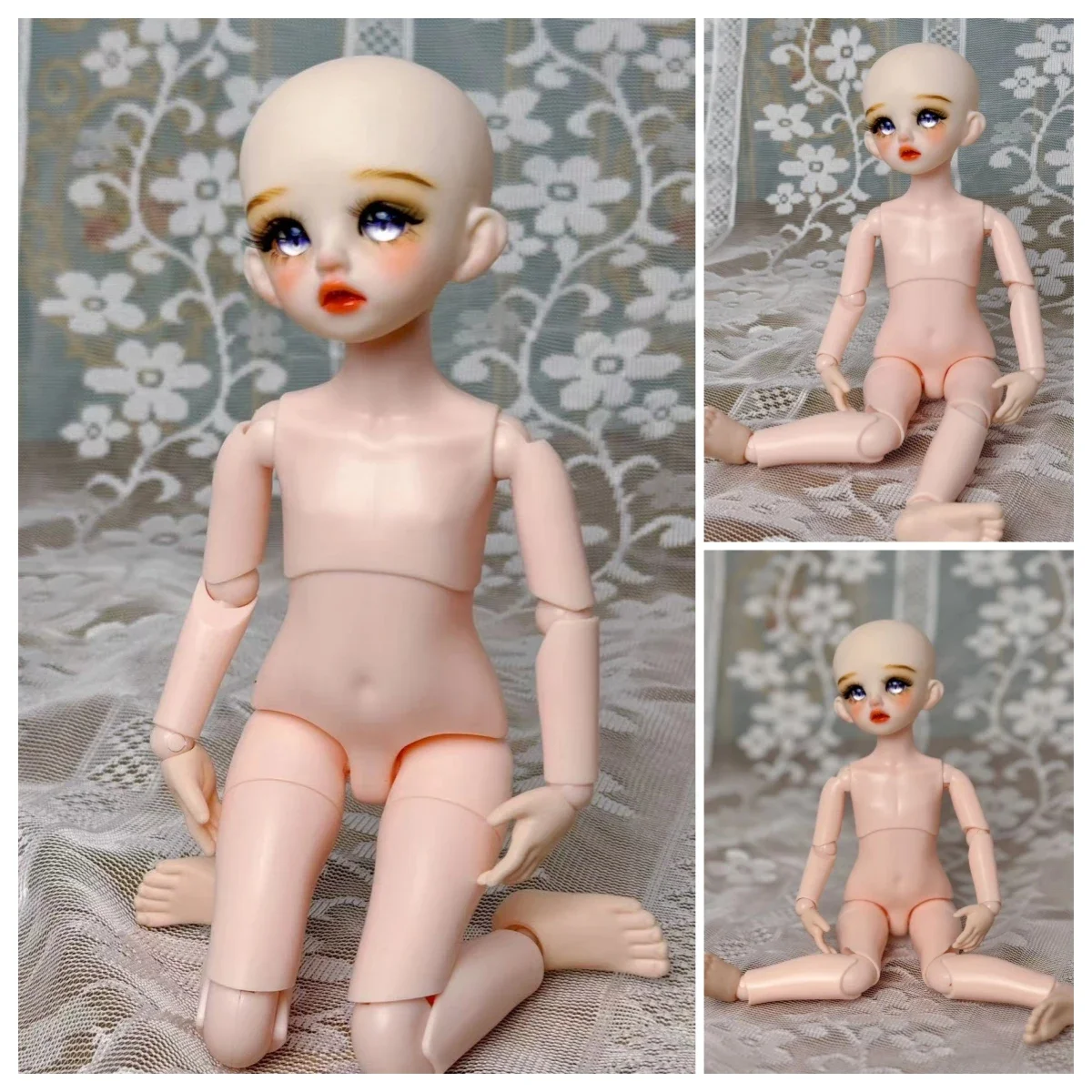 DIY 1/6 BJD głowa lalki 30cm ręcznie robione lalki dziewczęce lalki zabawki upominki świąteczne