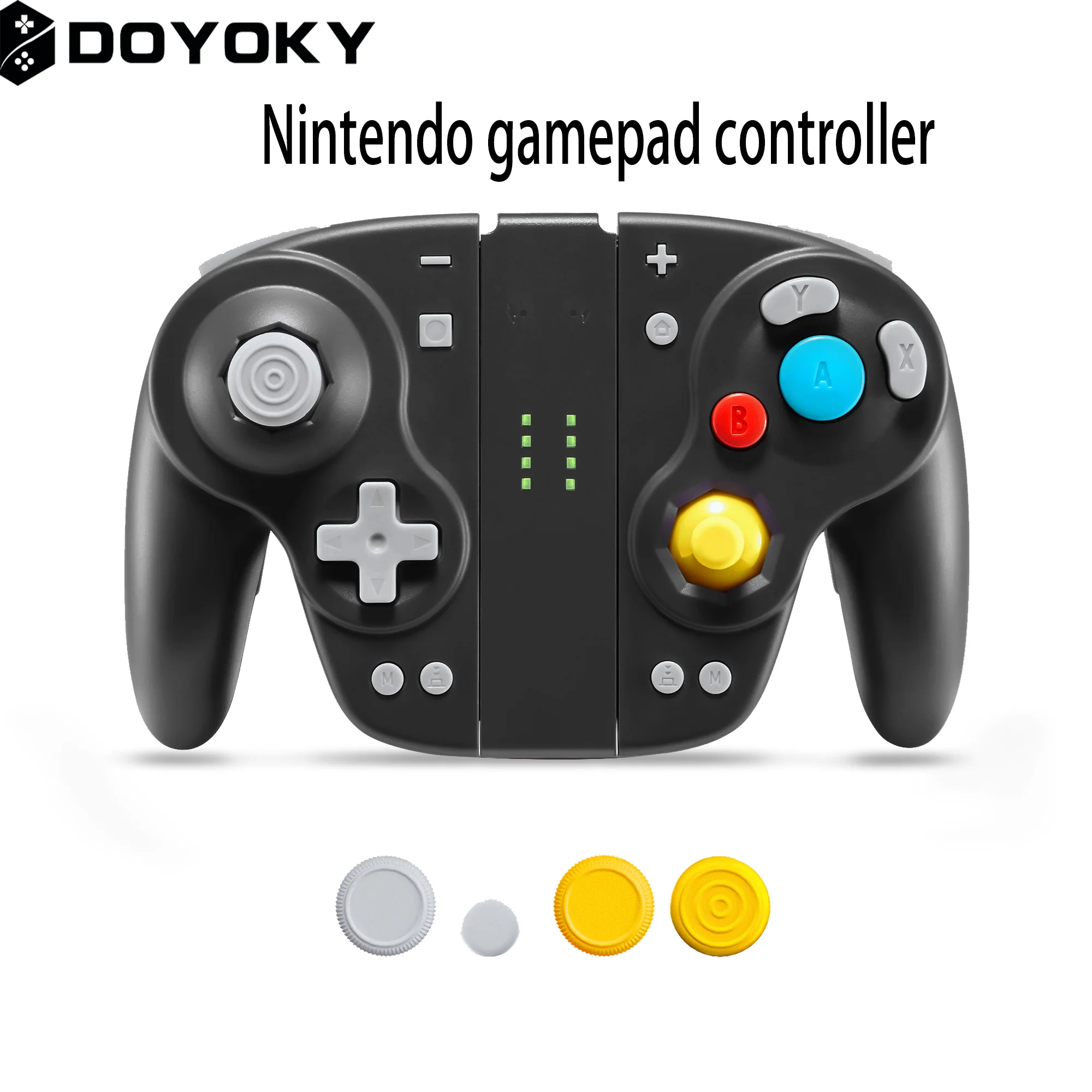 

DOYOKY Retro romote Gamepads for Nintendo Switch/OLED with Turbo Ergonomic&Hall Effect Joysticks classic design long playtime