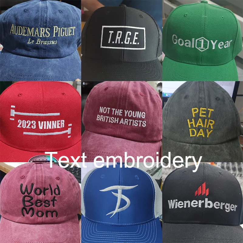 Custom Logo Baseball Cap For Men Women Text Embroidery Gorras Hombre Company Team Party Casquette Male Dad Hat