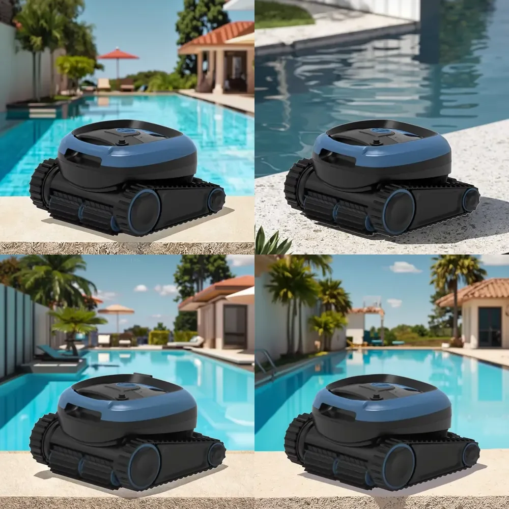 Intelligent Robotic Pool Cleaner for Efficient Cleaning of Pool Floor ,Pool Wall and Waterline