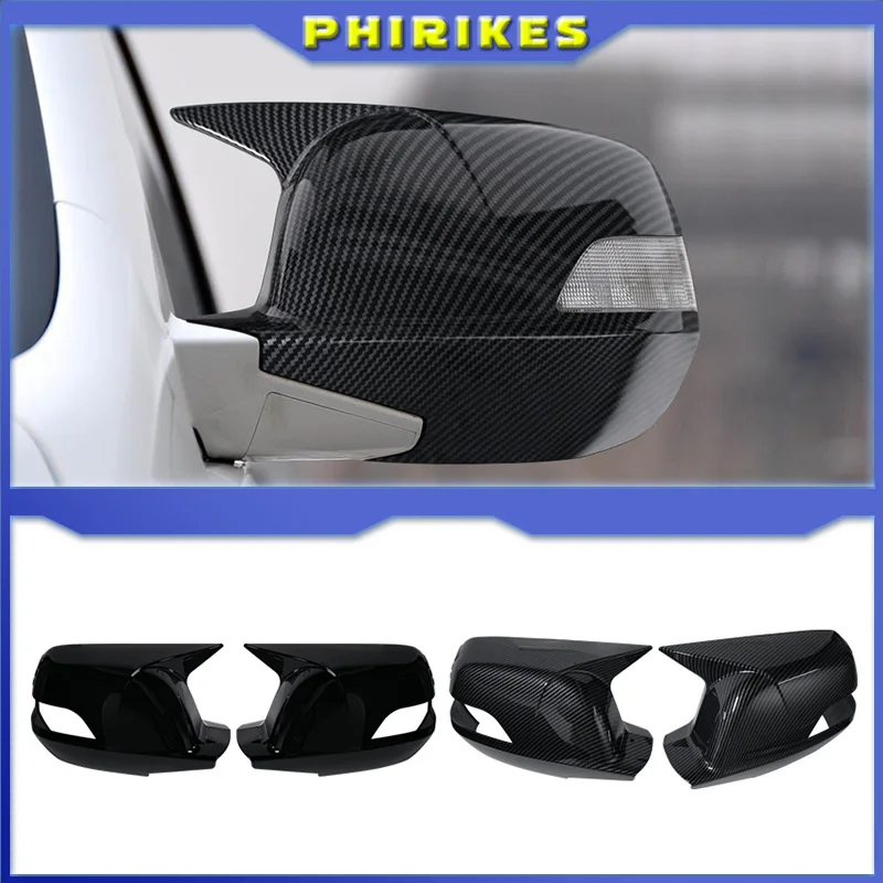Para Honda CR-V CRV 2007-2011 cubierta de espejo retrovisor lateral tapa de ala puerta Exterior funda de vista trasera embellecedor de fibra de carbono