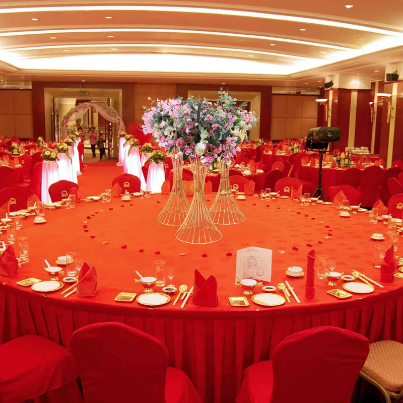 

10cs Flower Stand Road Lead Wedding Table Centerpieces Event Party Vases Home Hotel Decoration