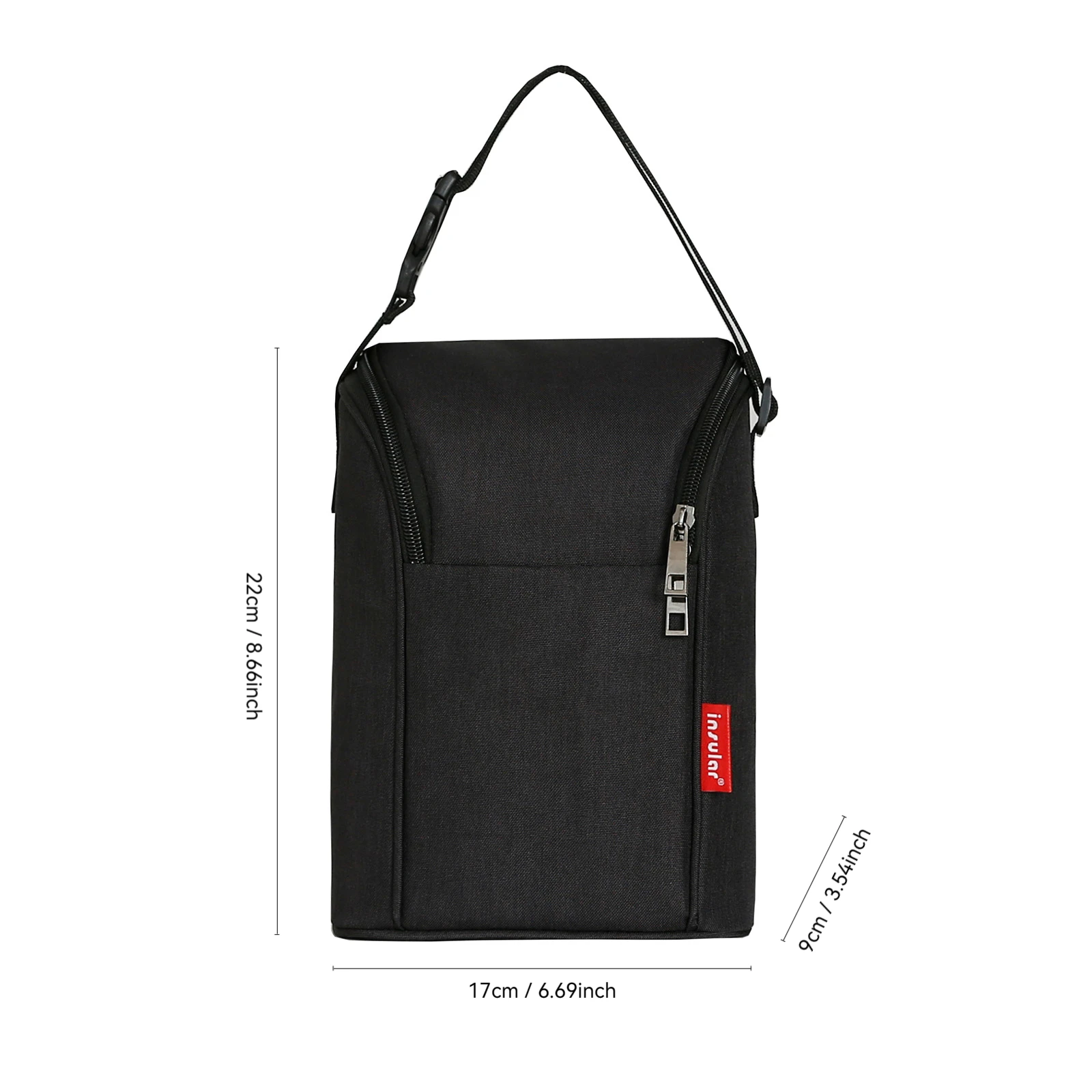 Diaper Bag Insert, Compact Insulated Bottle Holder, Waterproof Milk Storage Sleeve for On-the-Go Feeding