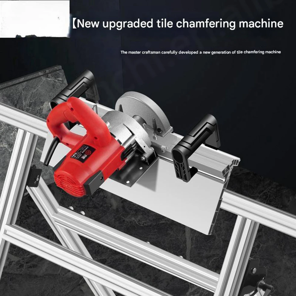 -p Dual-purpose 45 Degree Angle Tile Cutting Machine Industrial Dust-free Chamfering Stone Saw Tools New Style Electric*