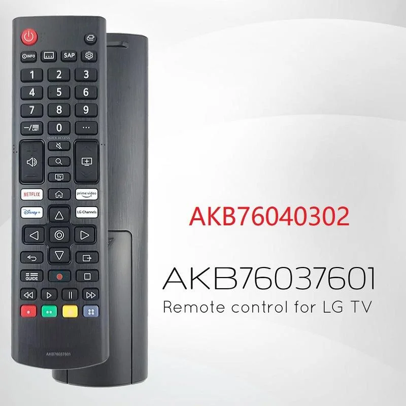 

AKB76037601 Пульт дистанционного управления для моделей LG LED HD 4K Smart UHD HDTV, встроенные кнопки Netflx Prime-Video