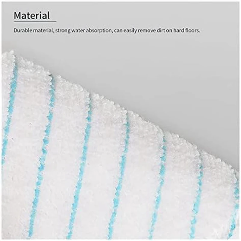 240PCS Microfiber Mopping Pads For ECOVACS DEEBOT OZMO T8 Vacuum Cleaner Accessories Parts Washable Mop Cloth Rags