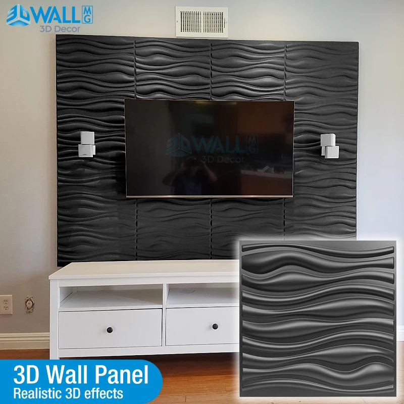 30x30cm Europe Fashion simple lines Decorative 3D Wall Panels Diamond Design 3d Wallpaper Mural Tile-Panel-Mold 3D wall sticker