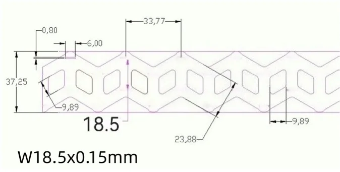 5 Meter 2P 3P 4P Nickelstreifen W-Typ Nickelblech Versetzter Nickelgürtel Punktschweißgerät zum Schweißen von 18650 Lithium-Batterien – Detail 10