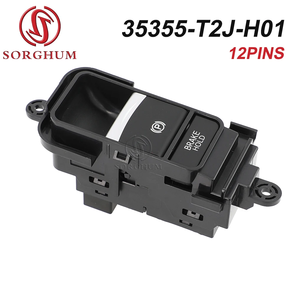 SORGHUM-Joli de frein à main électronique pour Honda Accord, 2014-2020, démarrage et arrêt du moteur, 35355 stéroïdes J-H01