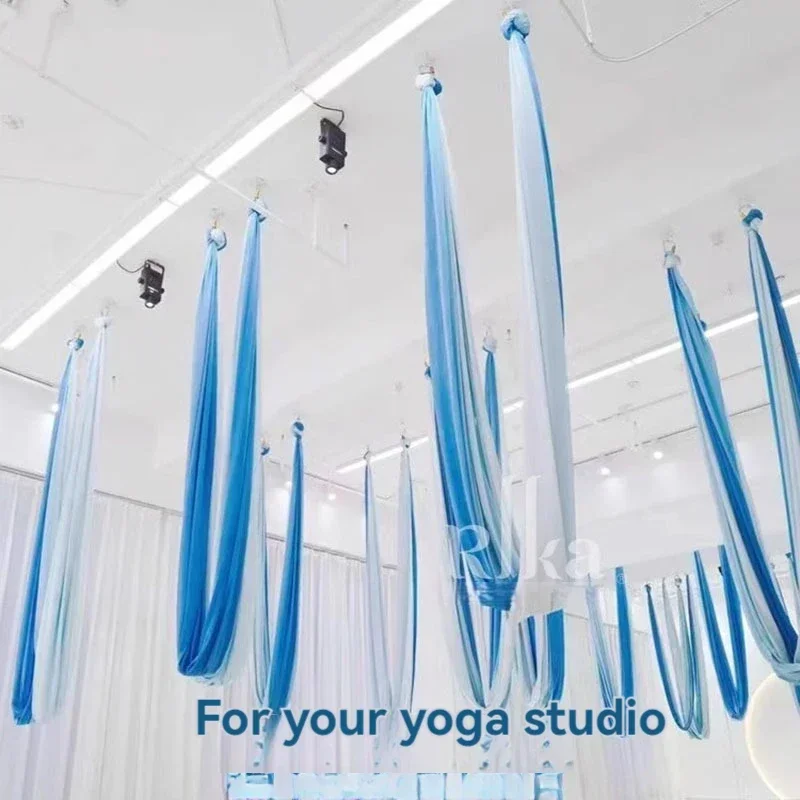 High-altitude breathable yoga hammock straps, perfect for home fitness, colorful aerial yoga hammock, no splicing required.