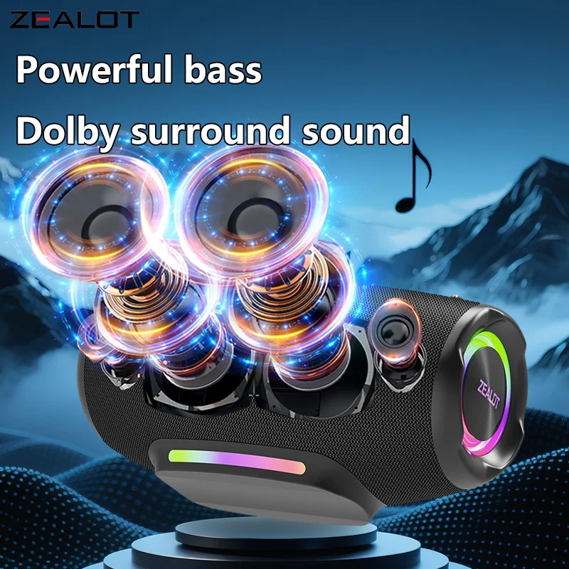 ZEALOT ZEALOT S127 100W Wireless Speaker, Outdoor Portable