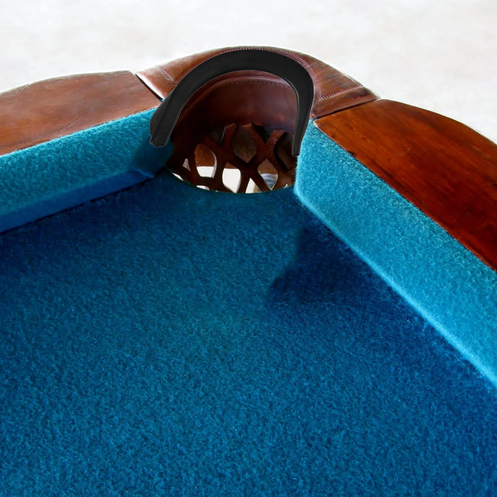 

6Pcs Pool Table Pocket Liners Durable Black Rubber Billiard Accessories Easy Install Fit Standard Balls Replacement