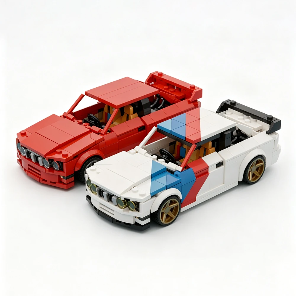 Neue MOC-Geschwindigkeit ​ ​ Serie Stadt-Sportwagen-Modell Bausteine DIY Modulare Technologie Auto-Montage Spielzeug Sammlerstück Geschenkset für Erwachsene