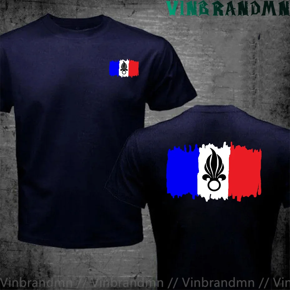 French Foreign Legion Flag T Shirt France Coat of Arms tshirt Military Anime Harajuku Streetwear Shirt Fashion Clothing Camiseta