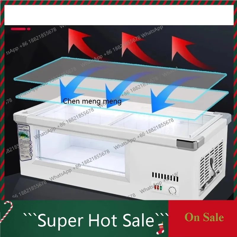 A55 Display cabinet, refrigerated fresh-keeping cabinet, stall, tricycle, refrigerator stall, freezer mobile, freezer