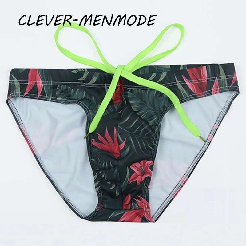 Herren Sexy Sommer Strand Bikini Badeanzug Europäisch Amerikanisch Mode Bikini Bedruckt Badeslip Strand Surf Shorts Strandbekleidung – Detail 19