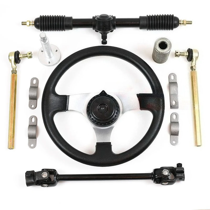 Four-wheeler, ATV beach buggy 110 steering wheel, pull rod, DIY steering wheel, universal joint