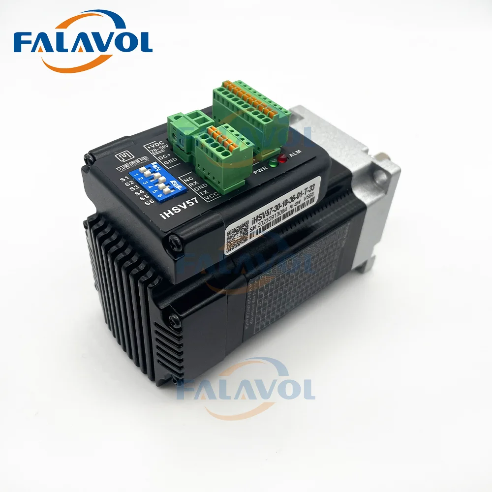 FALAVOL Printer Carriage Servo Motor 57 Integrated DC 24V 36V Power 100W/140W/180W High Speed 3000RPM IHSV57-30-10-36-01-T-33