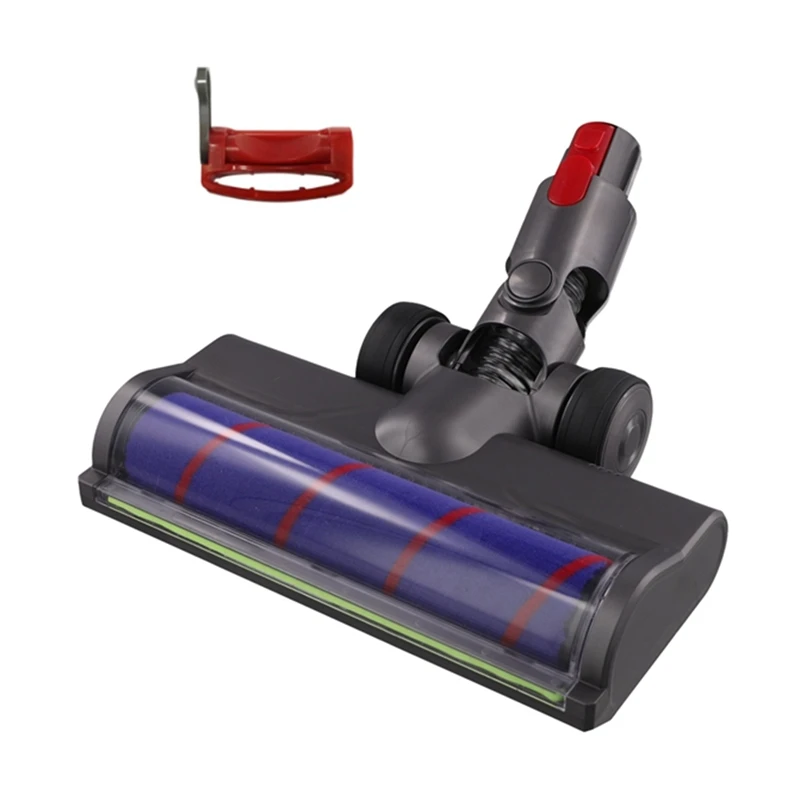 Электрическая насадка для щетки для пола для Dyson V7 V8 V10 V11 V15, насадки для насадки для деревянного пола с зелеными светодиодными лампами
