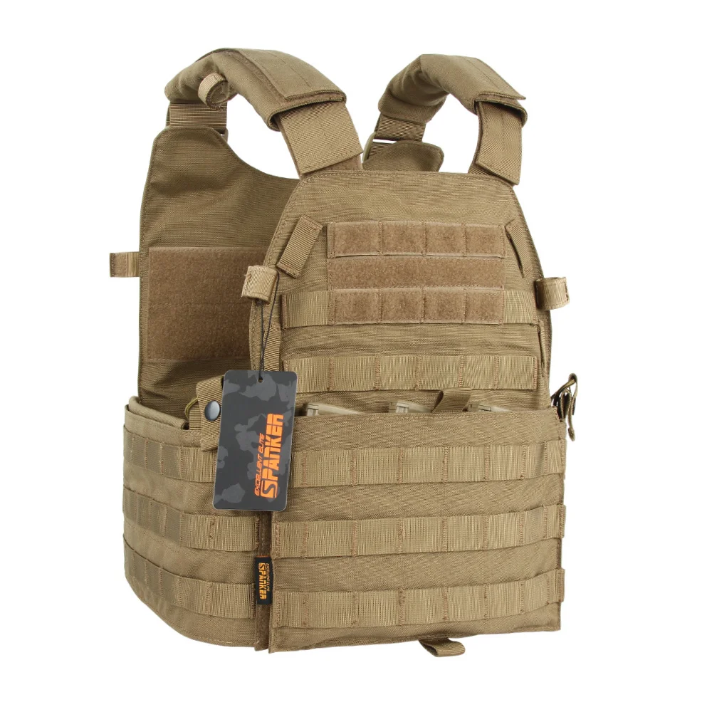 

EXCELLENT ELITE SPANKER Tactical Vest Plate Carrier Vests Molle CS Game Paintball Airsoft Vest Combat Vests For Hunting Outdoor
