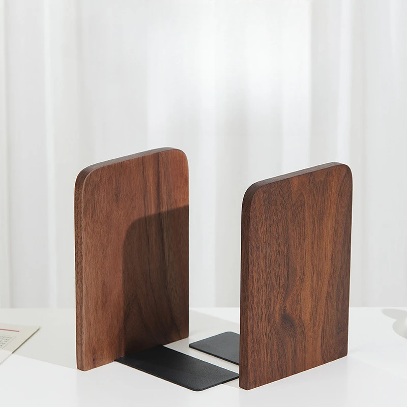 Solid Wood Book Stand, Simple Desktop Storage Ornaments, Household Creative, Movable Book Stand, File Book Leaning