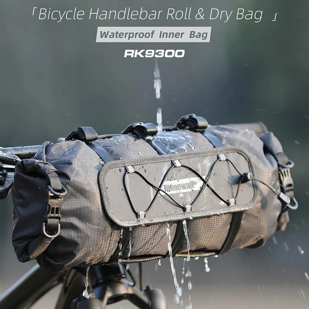 Bicycle Handlebar Bag 12L Waterproof Bike FrontTube Bag Cycling Bag Light Weight Bicycle Storage Bag Bike Front Hung Bag