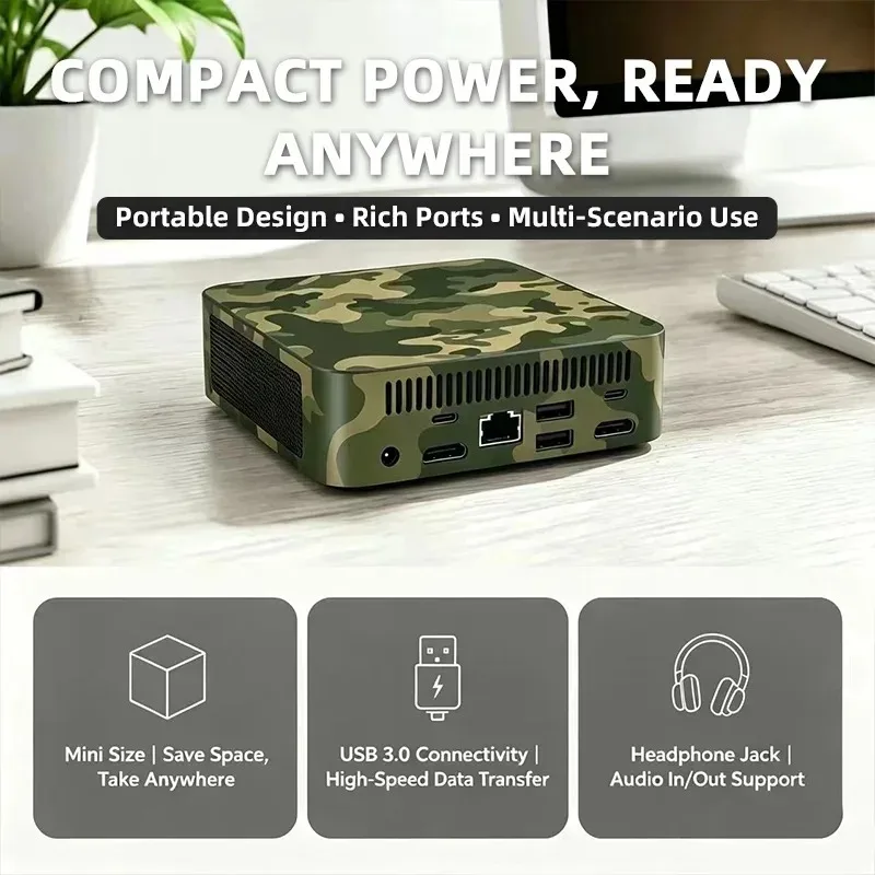 2026 New Slim MINI PC Core N95 16GB RAM 1TB 2TB SSD WIFI 6 BT5.2 4K HD Mini Gaming Office Study Pc In Stock