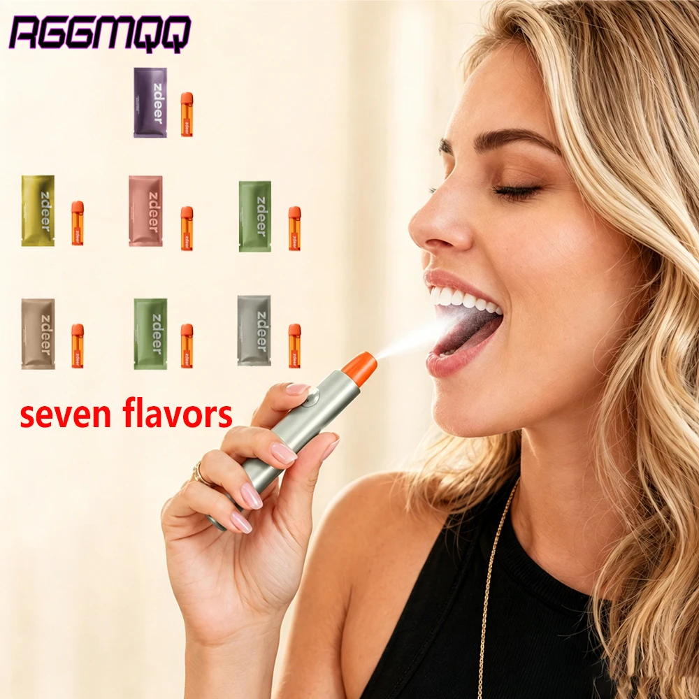 

ZDEER PW13 Electric Cool Breath Spray, Probiotic Micro-Mist for Bad Breath & Dry Mouth, Rechargeable w/7 Flavors, Alcohol-Free