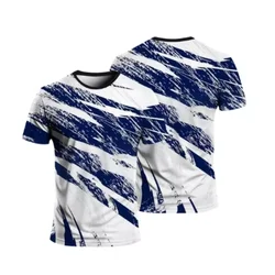 Summer new hot selling fashionable sports men's T-shirt loose and comfortable daily casual round neck plus size short sleeved sh