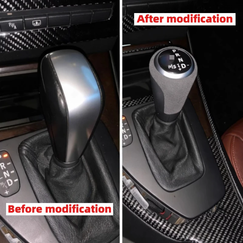 

1pcs for BMW E82 E87 E90 E92 E93 Old Models Z4 Automatic Transmission Shortwave Gear Shift Handball MP Modification LED Lights