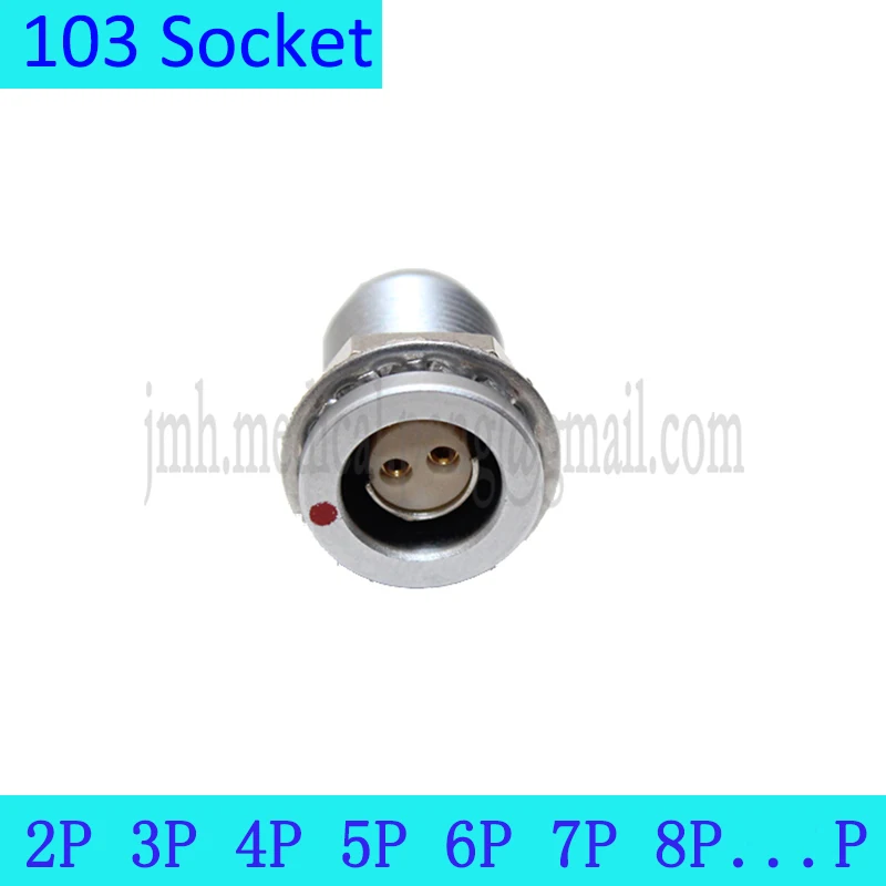 

Compatible Fischer 103 1F 2 3 4 5 6 7 8 12Pin Ordinary And Waterproof Fixed Female Socket Connector Nut Fixed Inside The Chassis