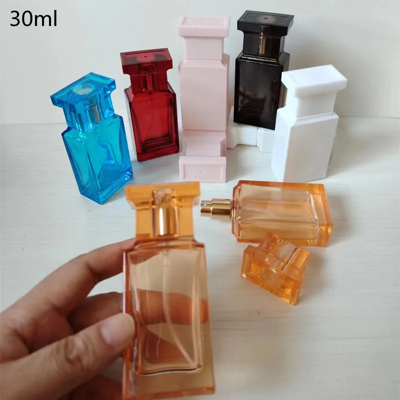 10pcs New30/ 50ml Empty Glass Spray Bottle High-end Perfume Bottle Fragrance Atomizer Fine Mist Portable Travel Liquid Dispenser