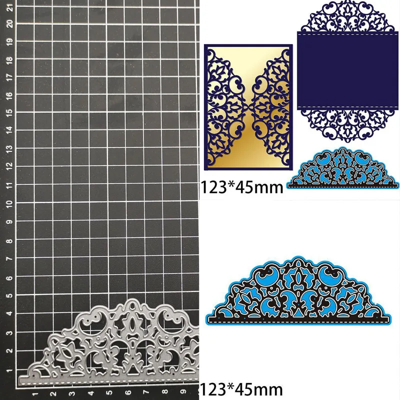 

Greeting Card Lace Craft metal cutting dies cut die mold Scrapbook paper craft knife mould blade punch stencils dies