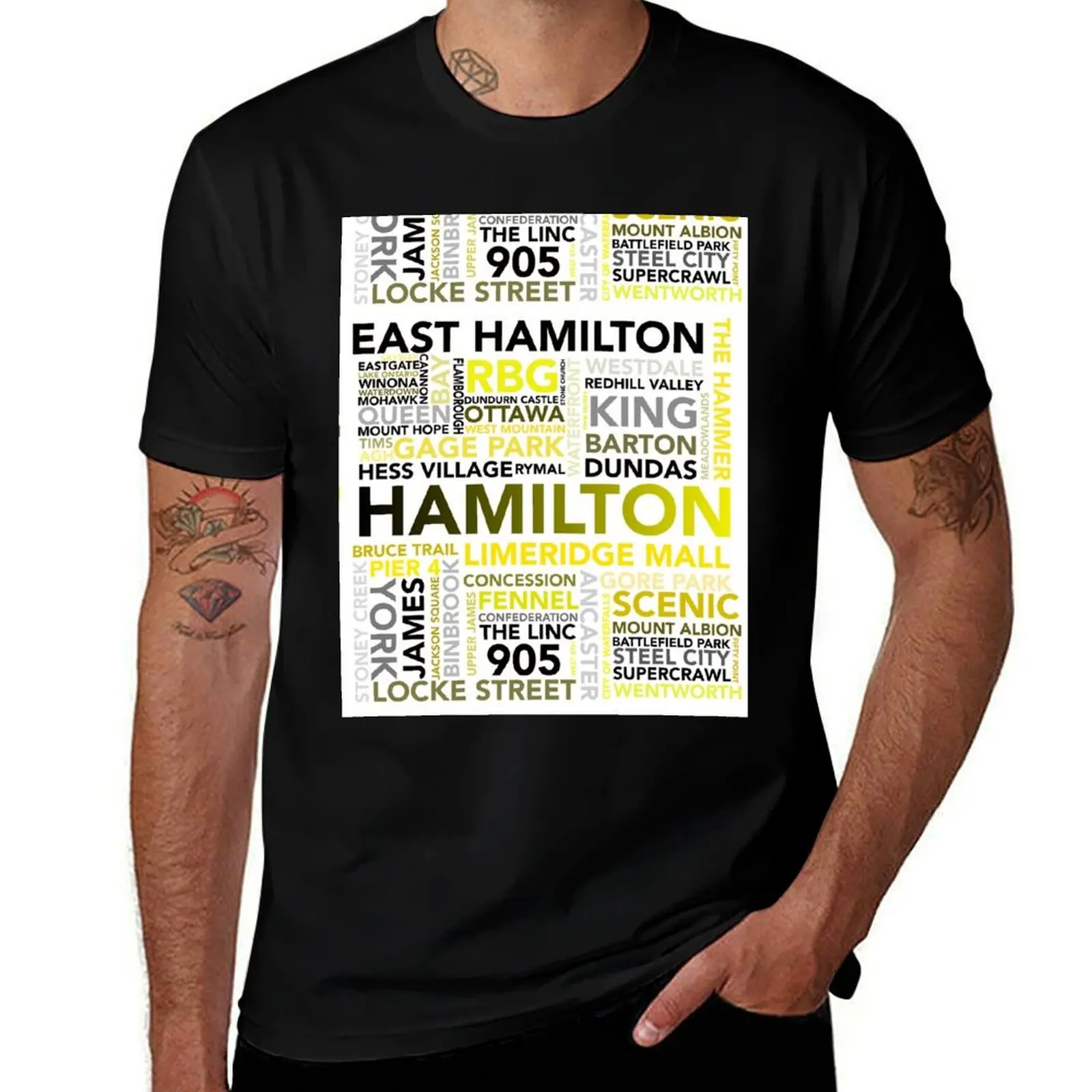 Hamilton T-Shirt Big Size Short Sleeve Casual Top T-Shirt