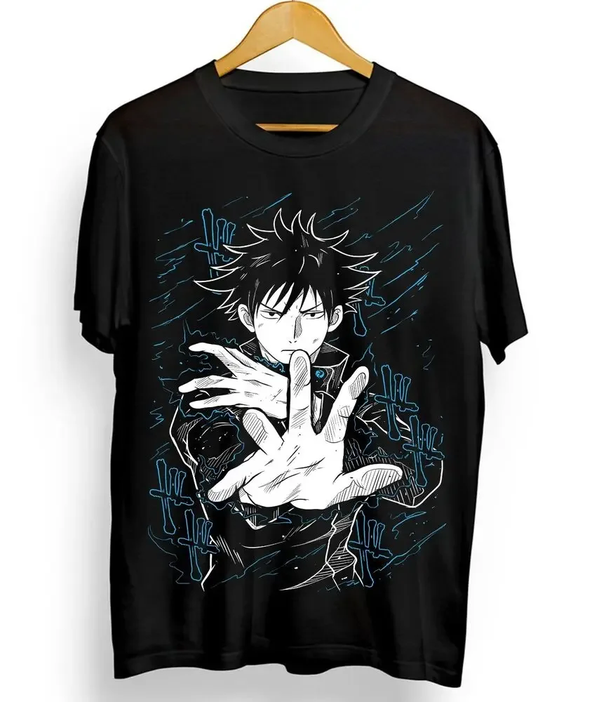 Megumi Fushiguro T-shirt Jujutsu Kaisen Girl Satoru Shinigami Shirt All Size