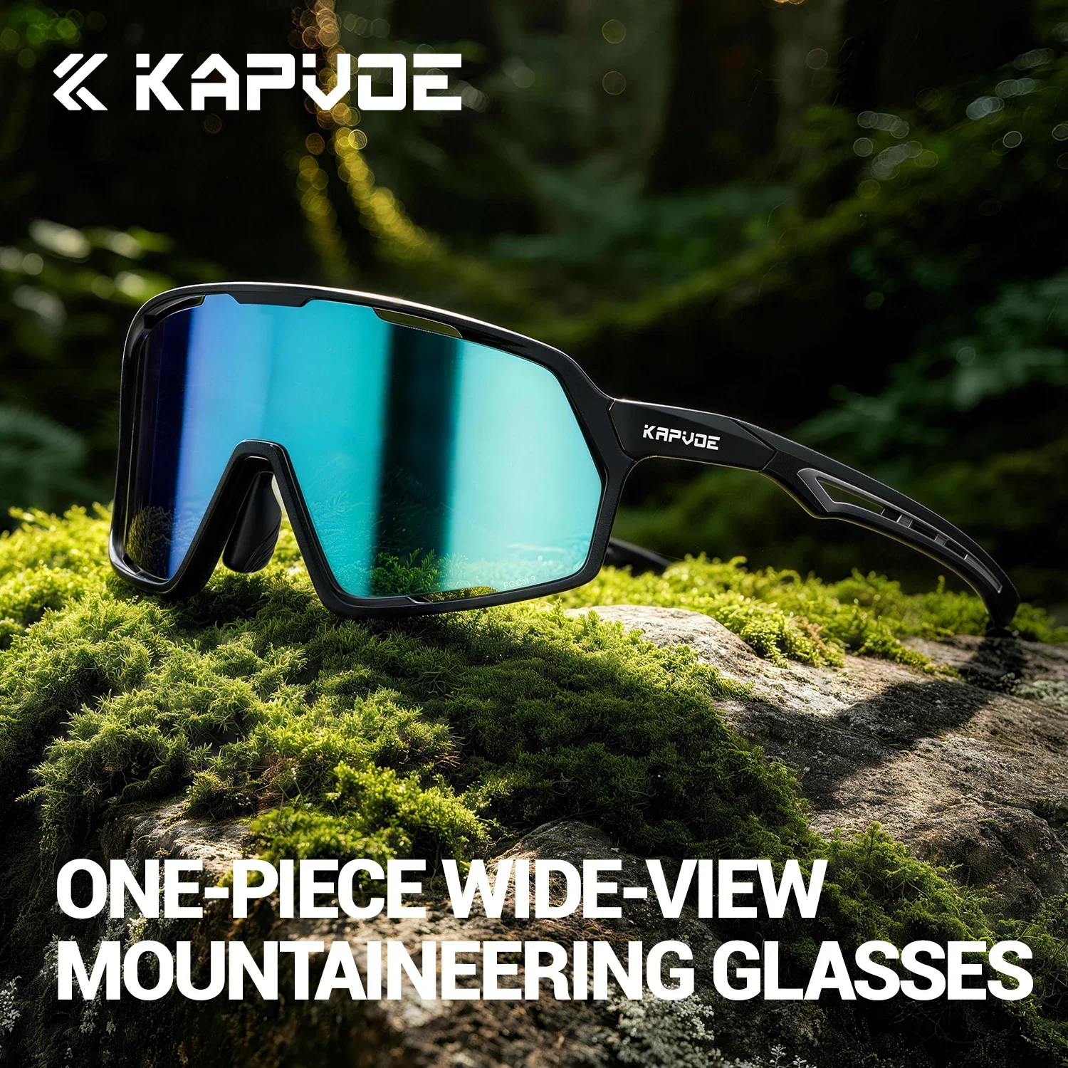 Kapvoe Men UV400 Cycling Glasses Sports  MTB Mountain Bike Sunglasses OutdoorWomen Goggles Road Speed Skating Bicycle Eyewear