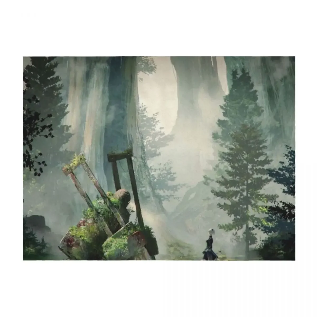 

charge of character design Throw Blanket sofa bed Flannel Fabric Soft Big Bed covers Blankets