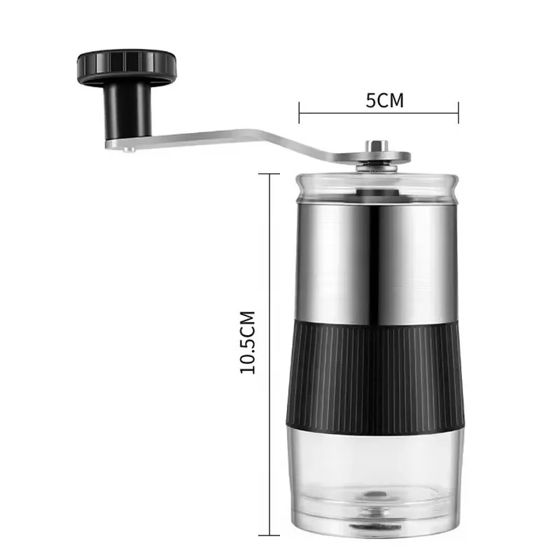 Manual Coffee Grinder Ceramic Burr Mill Hand Crank Household Crusher Coffee Bean Tools Portable Hand Coffee Machine Grinder - Image 6