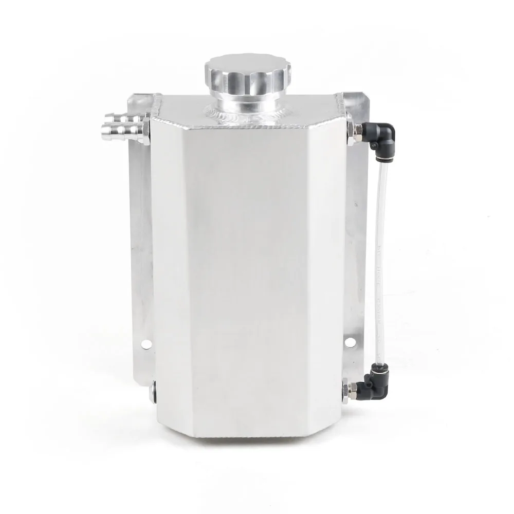 

Universal 2L Aluminum Oil Catch Can Reservoir Tank With Drain Plug Breather Oil Tank Fuel Tank Square Gas Pump