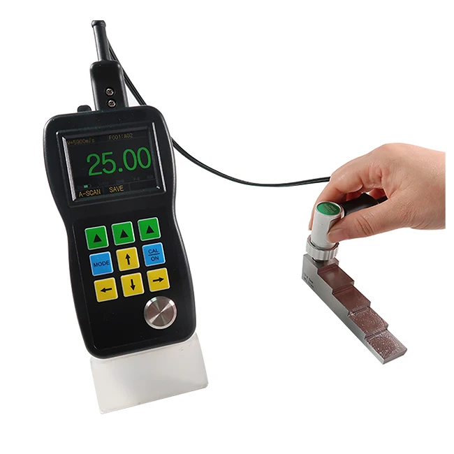 TM282 Color Screen with A/B-Scan Ultrasonic Thickness Gauge Professional in Solving Various Difficult Thickness Measurement