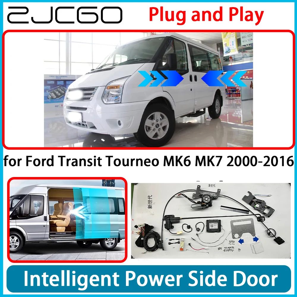 for Ford Transit Tourneo MK6 MK7 2000-2016 OEM Auto Electric MPV Power Sliding Door Left Right Retrofit Kit System Plug & Play