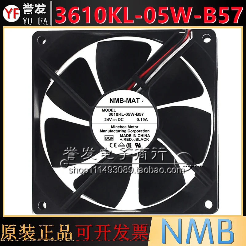 جديد الأصلي 3610KL-05W-B57 24V 0.19A 9025 90x90x25 مللي متر مروحة التبريد المبرد