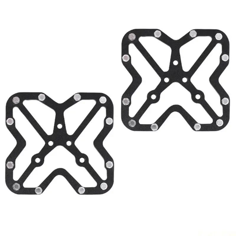 M5TC 1 Pair Aluminum Bike Pedal Adapter Platform Adapters Cleats Pedal Clipless Pedal